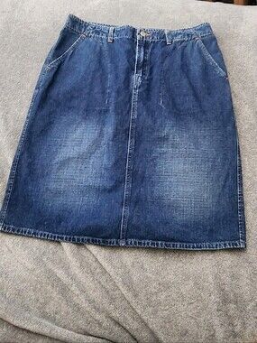Lucky Brand Vintage Denim Skirt Women’s Size 14/32 American Made